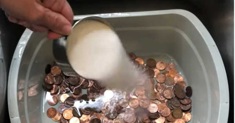 Pour Salt Over Pennies For This Awesome DIY!