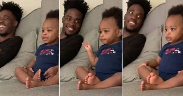 Video Of A Dad Having A Conversation With His Baby Is Going Viral