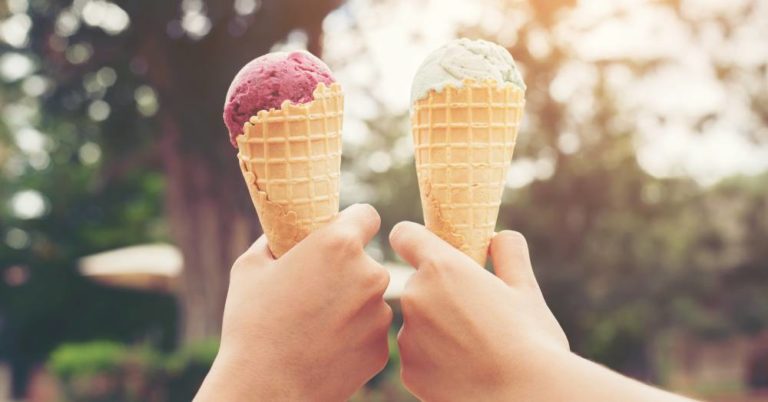 When It Comes To Ice Cream, How Green Is Too Green?