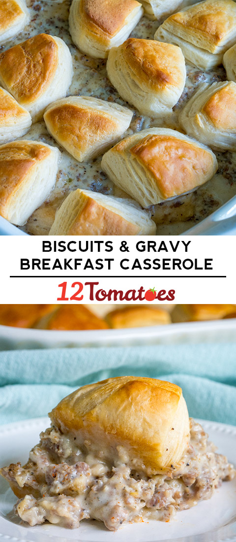 Biscuits and Gravy Casserole-image