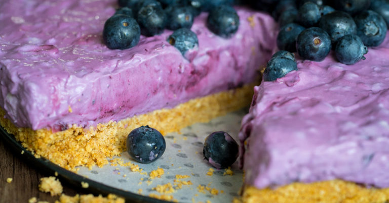 No-Bake Blueberry Cheesecake