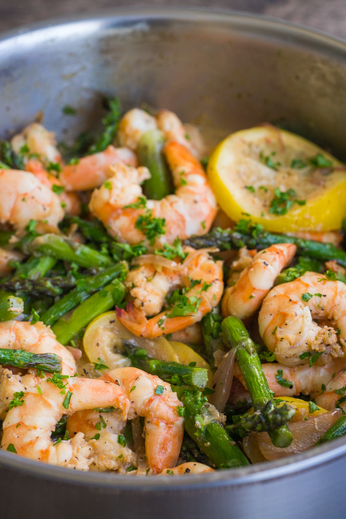 15 Minute Garlic Butter Shrimp And Asparagus 12 Tomatoes