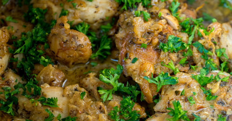 Instant Pot Lemon Garlic Chicken