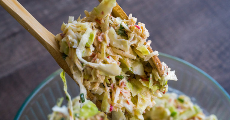 Apple Bacon Coleslaw