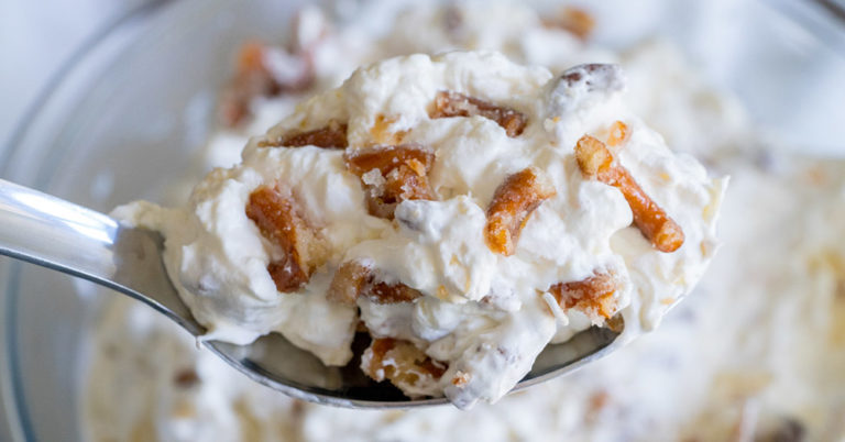 Pineapple Pretzel Fluff Salad