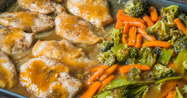 Sheet Pan Honey Garlic Chicken