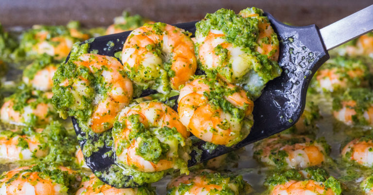 Green Lightning Sheet Pan Shrimp