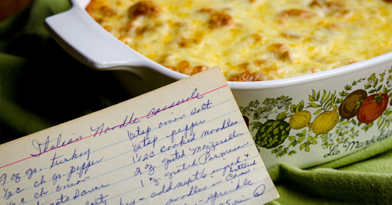Recipe Tin Project: Italian Noodle Casserole
