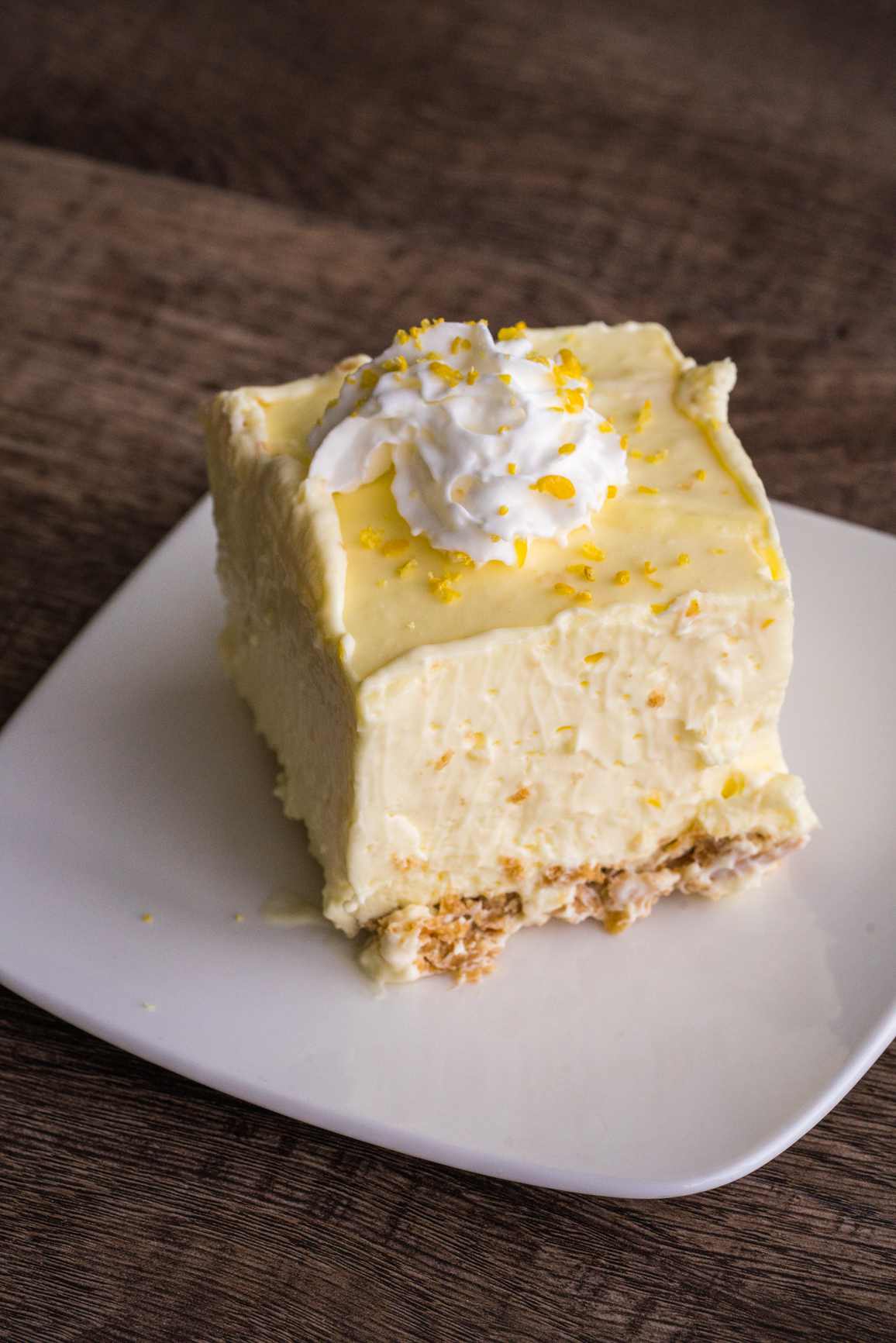 No-Bake Lemon Cheesecake Bars-image