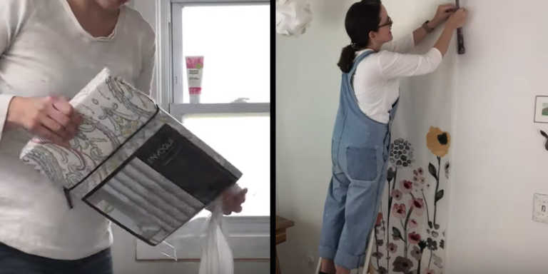 How To Fake High End Looks With A Shower Curtain