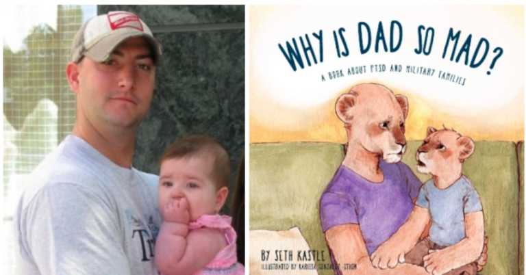 Army Vet Writes Children’s Book To Help Daughter Understand His Battle With PTSD.