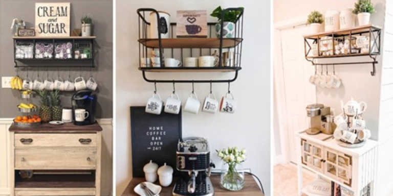 20 Gorgeous And Unique Home Coffee Bars That Will Inspire Anyone Who Loves Caffeine