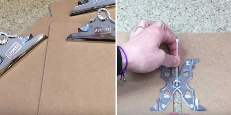 How To Organize Kitchen Cabinets Using Clipboards