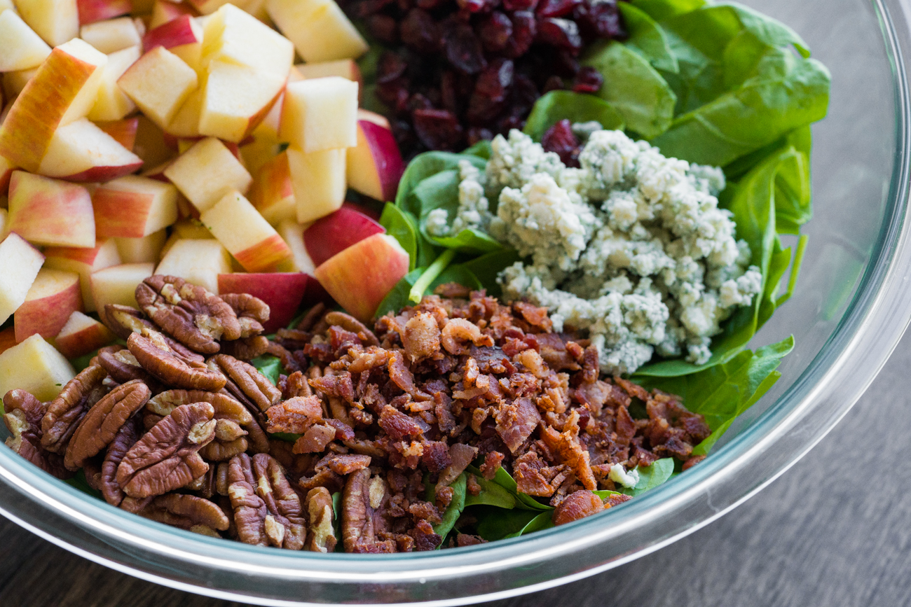 Apple Pecan Harvest Salad 12 Tomatoes