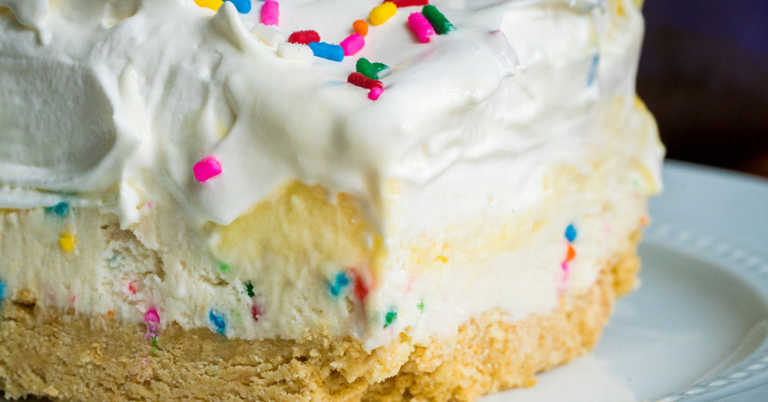 No-Bake Funfetti Lush