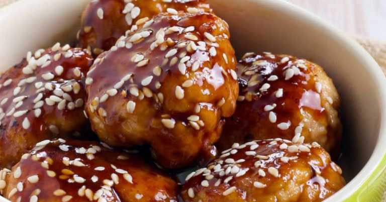 Teriyaki Chicken Meatballs