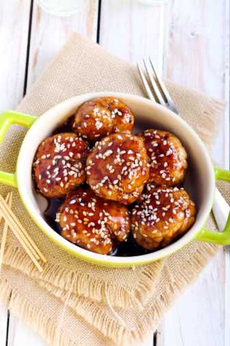 Teriyaki Chicken Meatballs | 12 Tomatoes