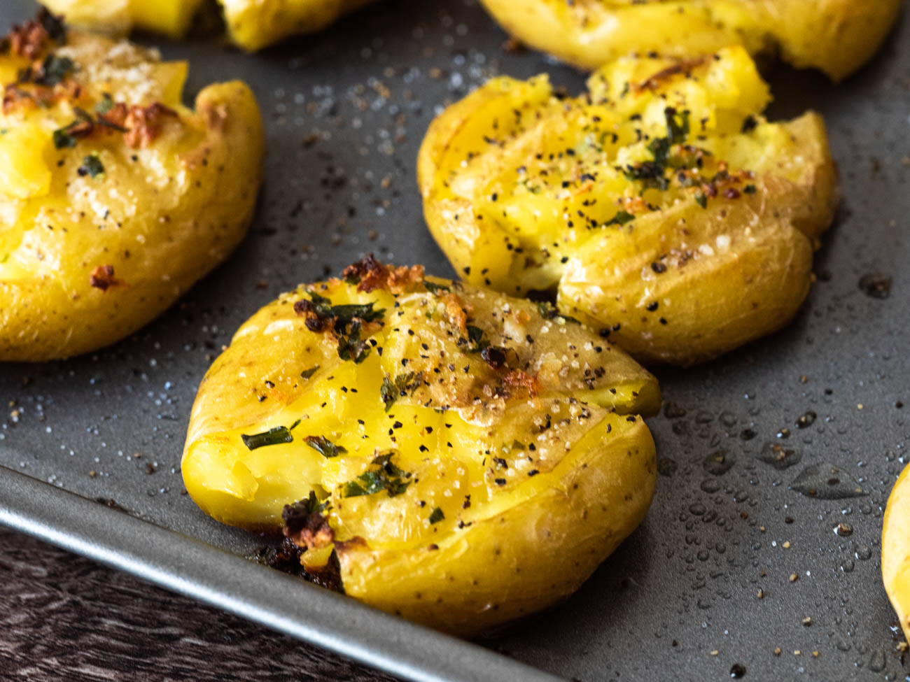 Smashed Potatoes ⋆ 100 Days of Real Food