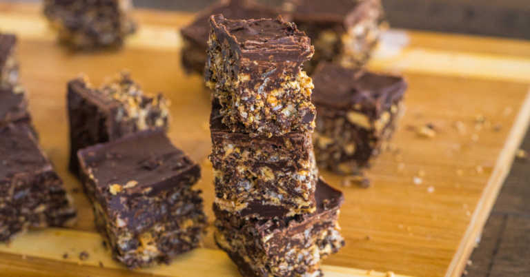 No Bake Chocolate Slice