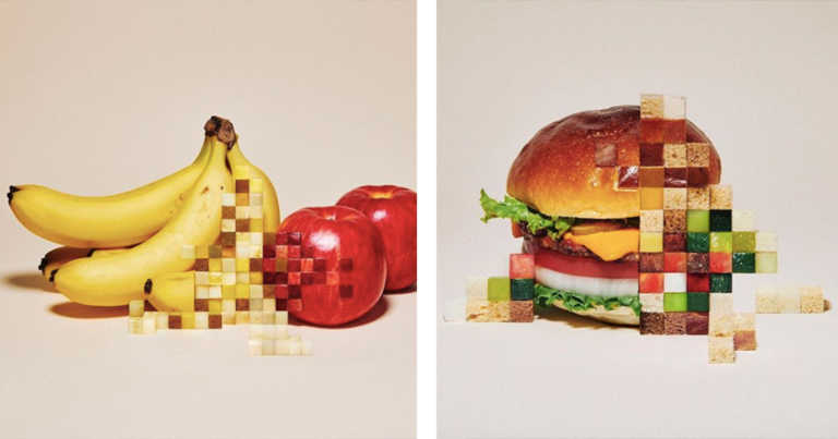 Japanese Artist Cuts and Arranges Food Into Complex Compositions