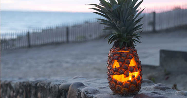 How To Carve A Pineapple For Halloween