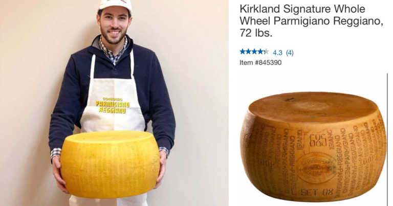 Costco Is Selling A 72-Pound Parmigiano Reggiano Wheel Of Cheese