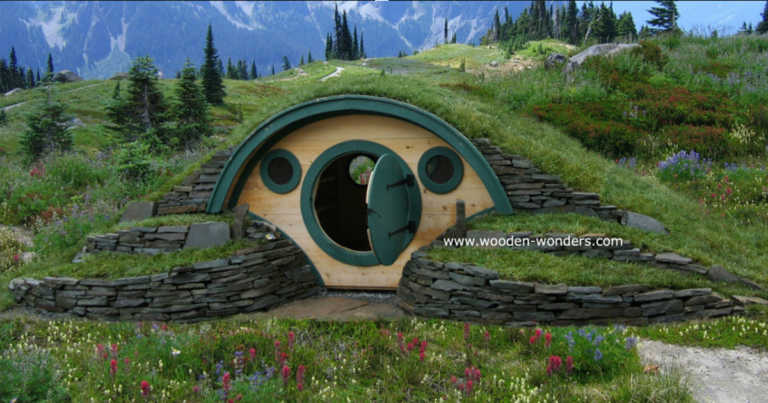 Live Like Frodo In Your Very Own Hobbit Hole Playhouse That Puts ‘The Shire’ To Shame