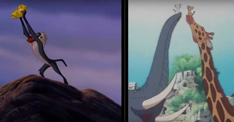 Side-by-Side Comparisons of 1965 Children’s Show Are Surprisingly Similar to The Lion King