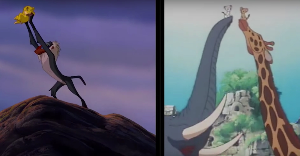 Side-by-Side Comparisons of 1965 Children's Show Are Surprisingly Similar  to The Lion King | 12 Tomatoes