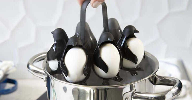 ‘Egguins’ Makes Boiling Eggs Easy And Fun