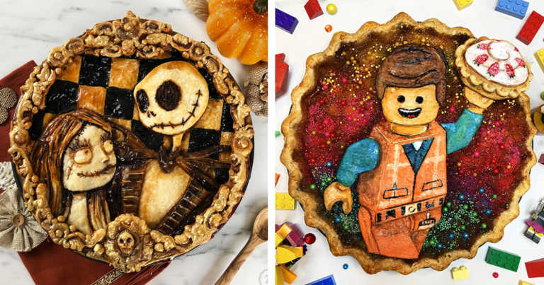Culinary Artist Bakes Pies Inspired By Pop Culture That Are Too Beautiful To Eat