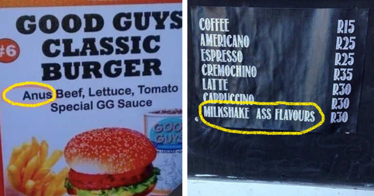 15 Restaurant Menu Fails That Are So Bad They’re Good