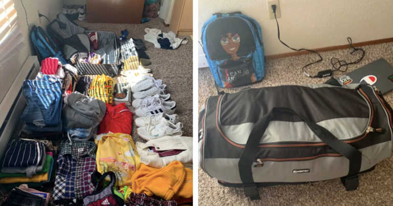 Student Reveals How She Packed 50 Items Of Clothing And 9 Pairs Of Shoes Into One Bag