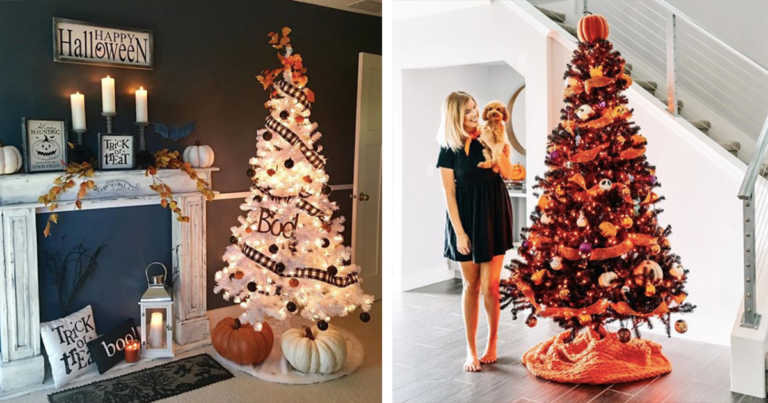 Halloween Trees Are Now A Thing, And People Are Already Putting Them Up
