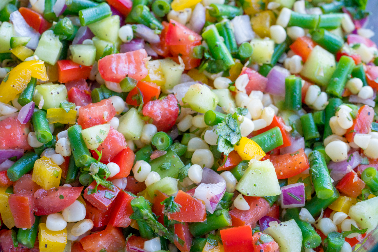 Martha Stewart's Chopped Vegetable Salad