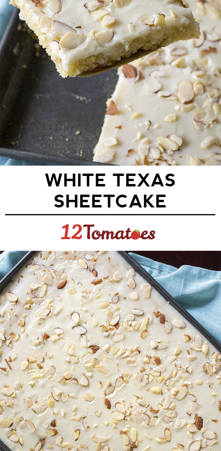 White Texas Sheet Cake-image