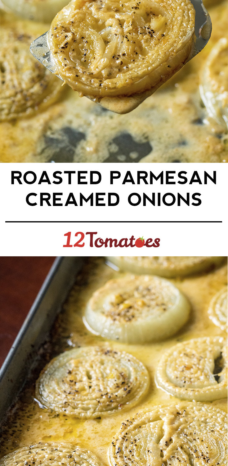 Roasted Parmesan Creamed Onions-image