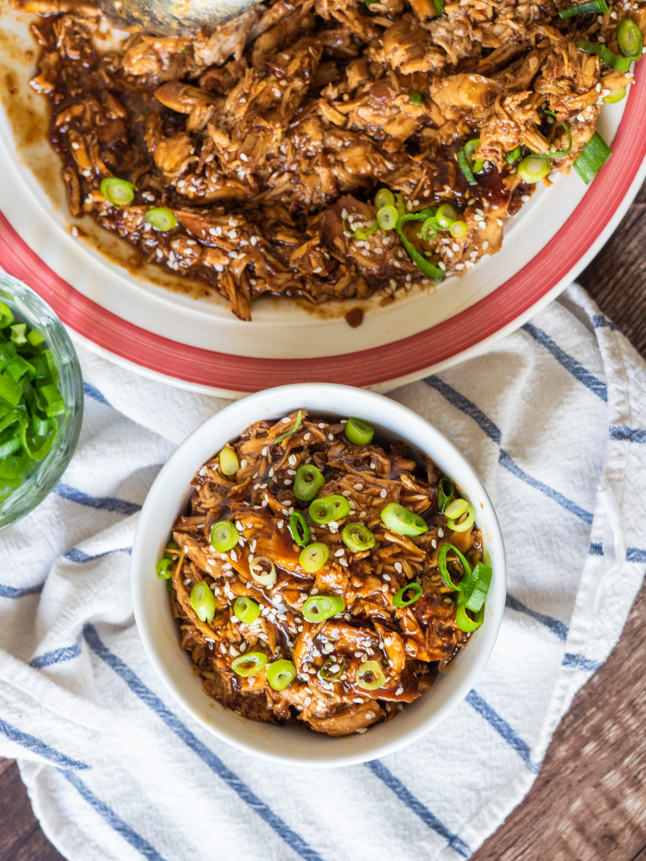 Slow Cooker Honey Garlic Chicken - The Hurried Hostess