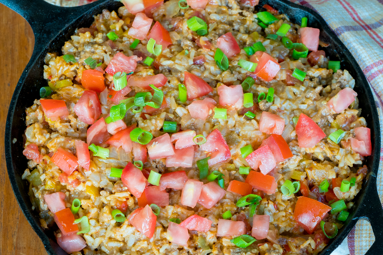 Cheesy Taco Rice - Cooking in the Midwest