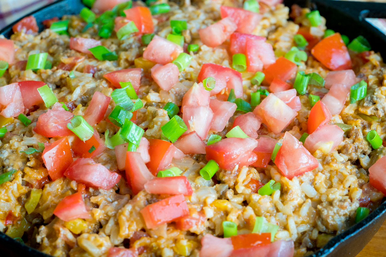 CHEESY TACO RICE