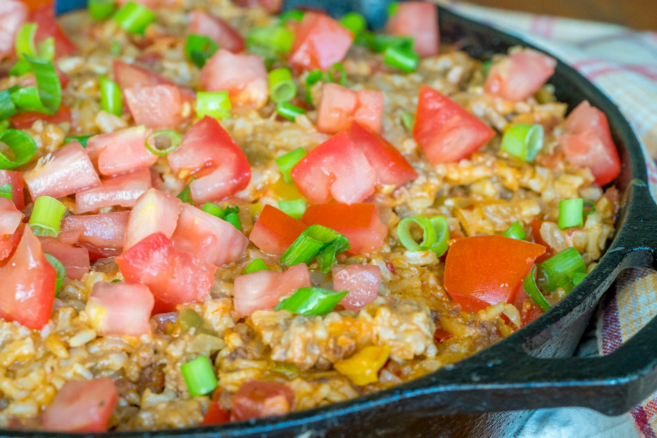 Easy Skillet Taco Rice