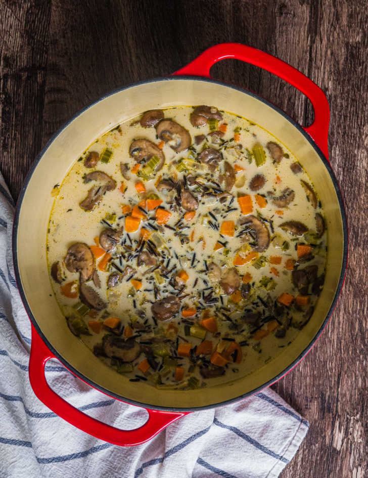 Chicken and Wild Rice Soup Recipe - Gimme Some Oven