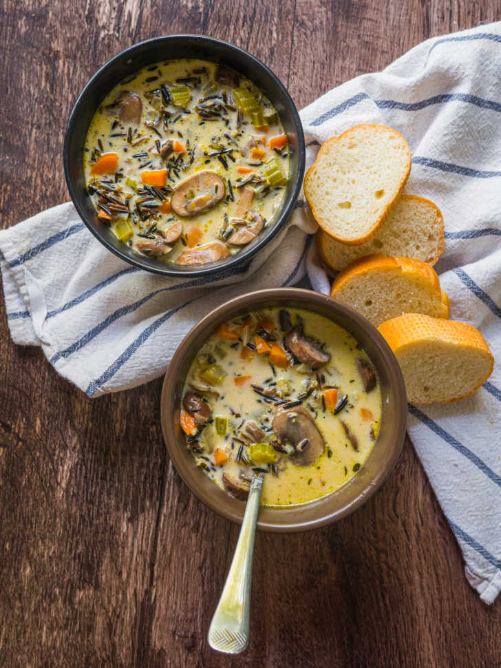 Chicken and Wild Rice Soup Recipe - Gimme Some Oven