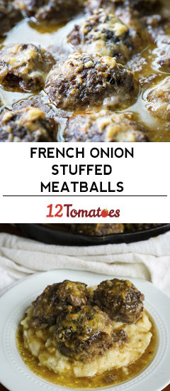 French Onion Stuffed Meatballs-image