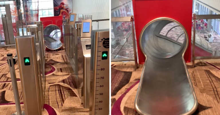 The Changi Airport Has A Massive Slide That Will Take You To Your Gate