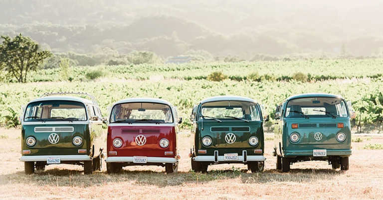 You Can Tour California Wine Country In A Vintage VW Bus