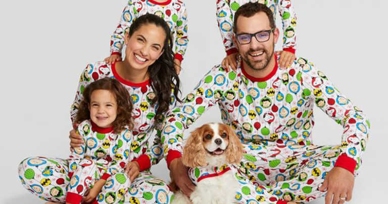 Target Is Selling Matching Holiday Pajamas For The Entire Family, Including Your Dog