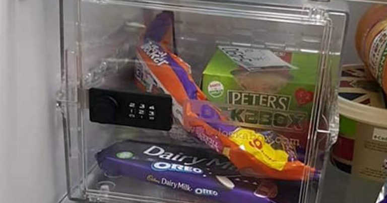 Dad Buys ‘Fridge Safe’ To Stop His Fiancé And Kids From Stealing His Food
