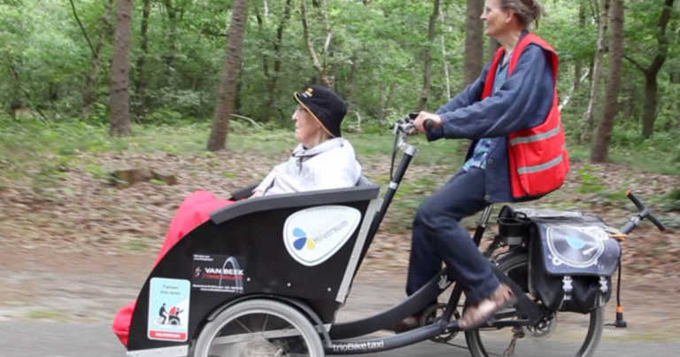 Volunteers Are Taking Seniors On Rickshaw Rides To Get Them Out In Nature
