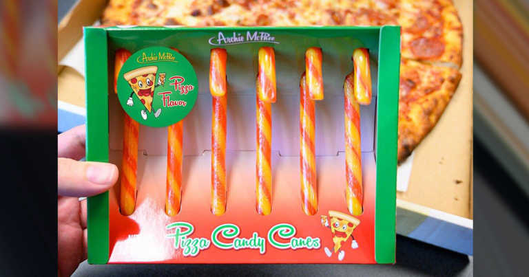 You Can Now Eat ‘Pizza’ Flavored Candy Canes